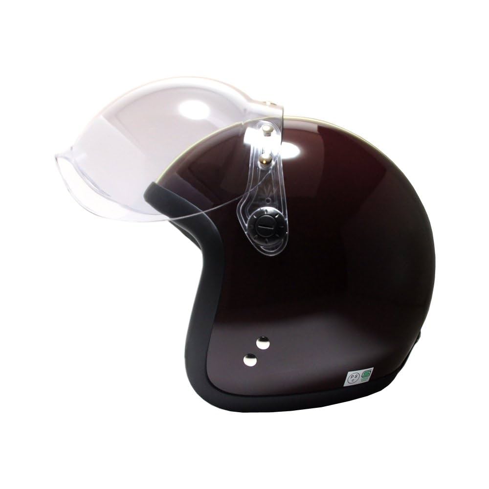 Amazon.co.jp: [ビーアンドビー] バイク用 ジェットヘルメット